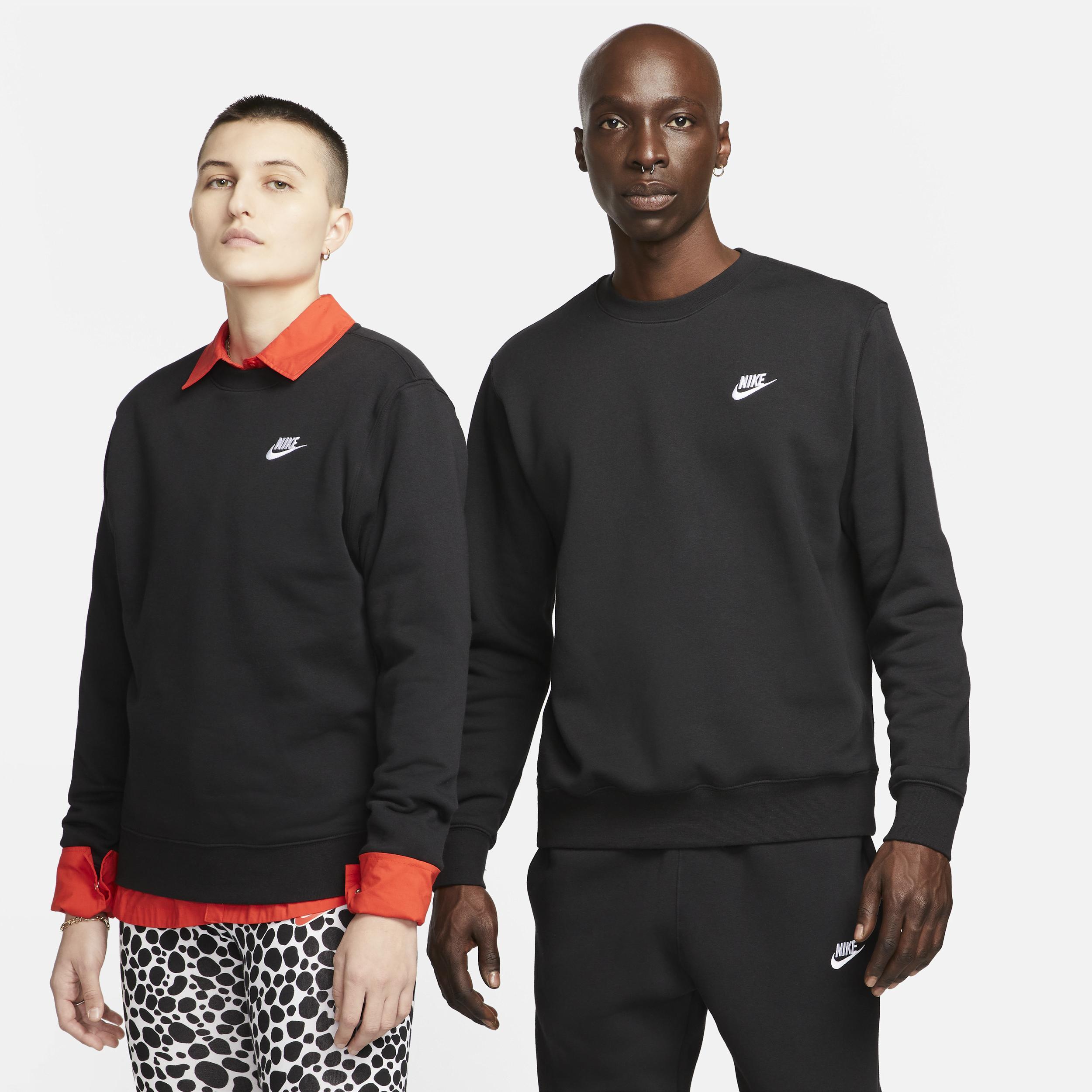 NIKE Club Sweatshirt In Black Product Image