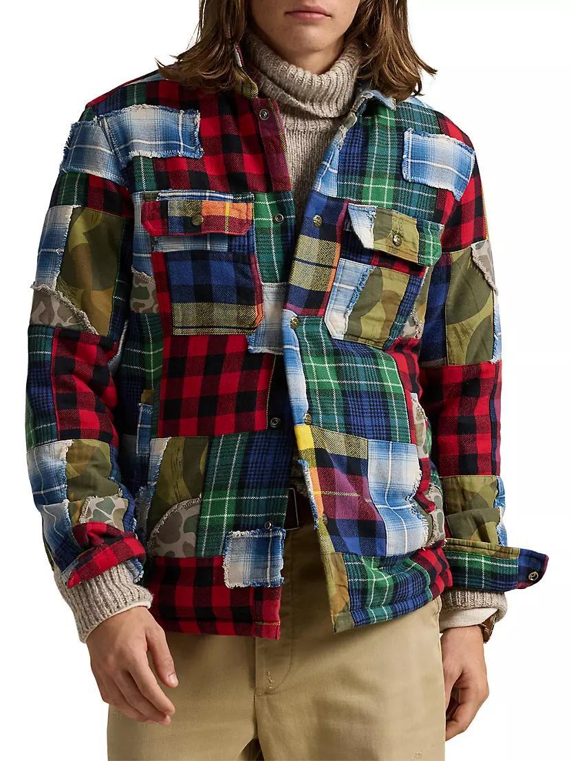 Flannel Patchwork Overshirt Product Image