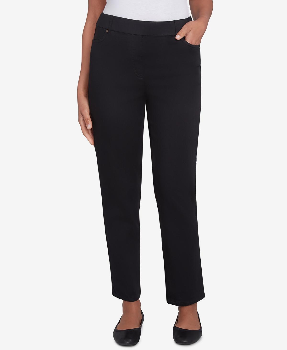 Womens Alfred Dunner Super Stretch Short Length Pants Product Image