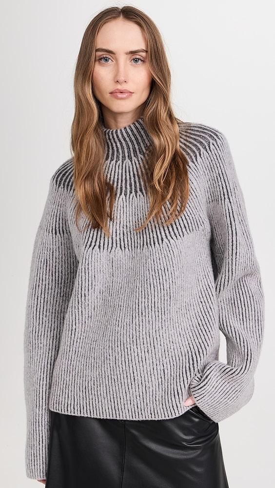 Proenza Schouler White Label Brynn Sweater in Jacquard | Shopbop Product Image