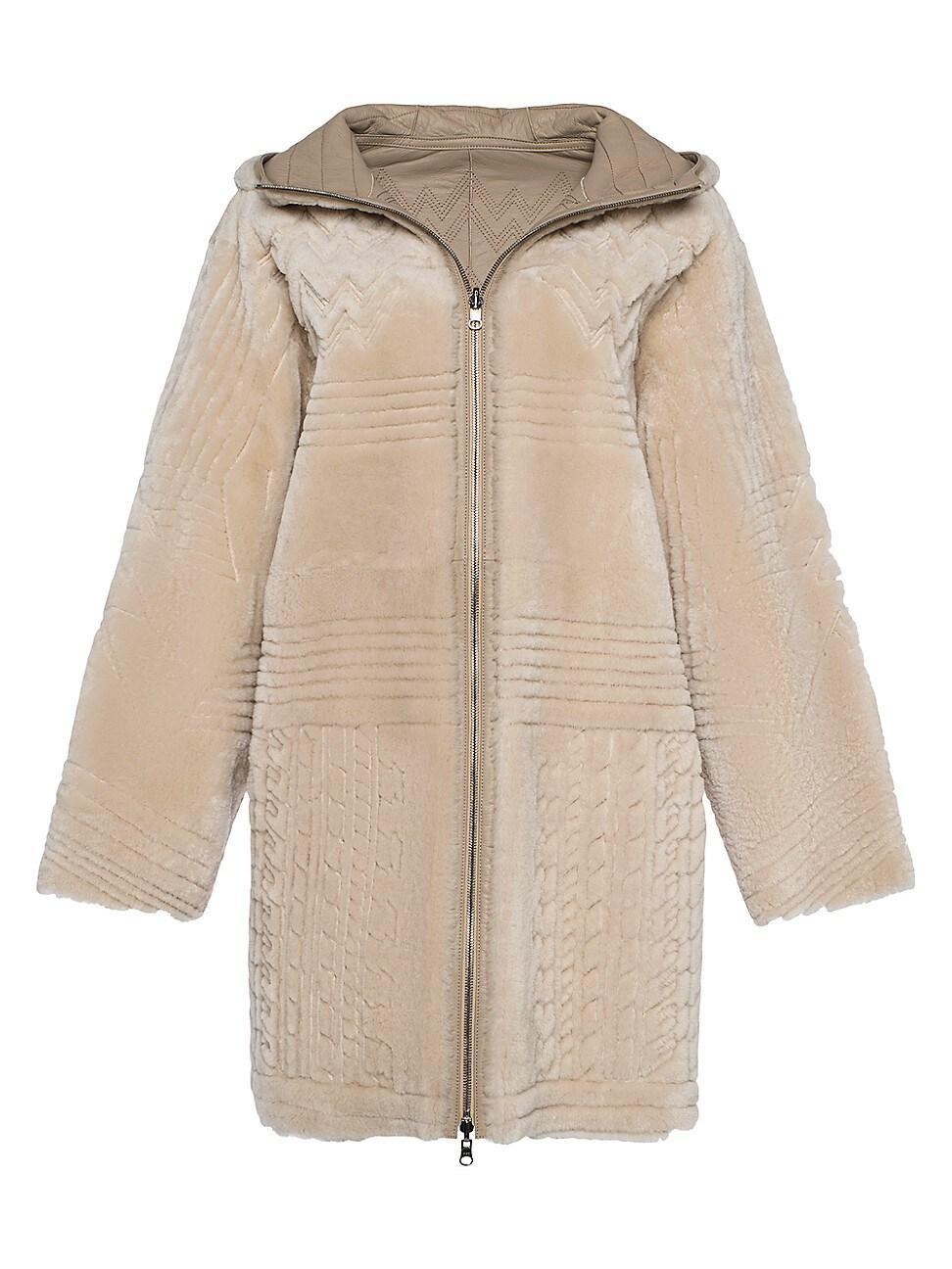 Womens Reversible Select Shearling Lamb Parka Product Image