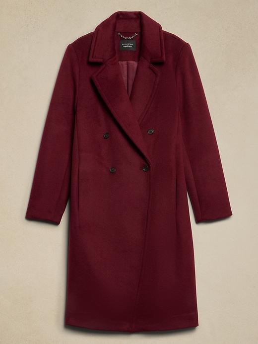 Wool-Blend Timeless Topcoat Product Image