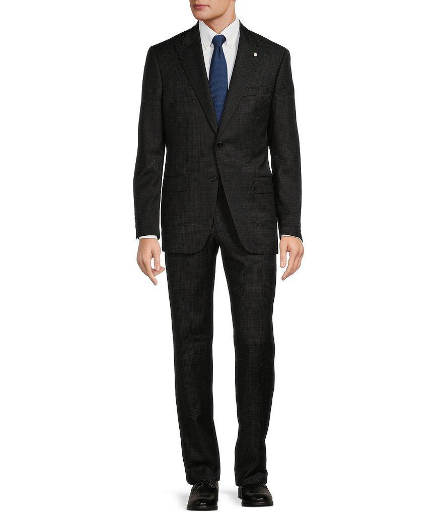 Hart Schaffner Marx Chicago Classic Fit Flat Front Fancy Pattern 2-Piece Suit Product Image