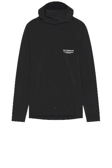 Whitespace Graphene Riding Hoodie in Black. Size S. Product Image