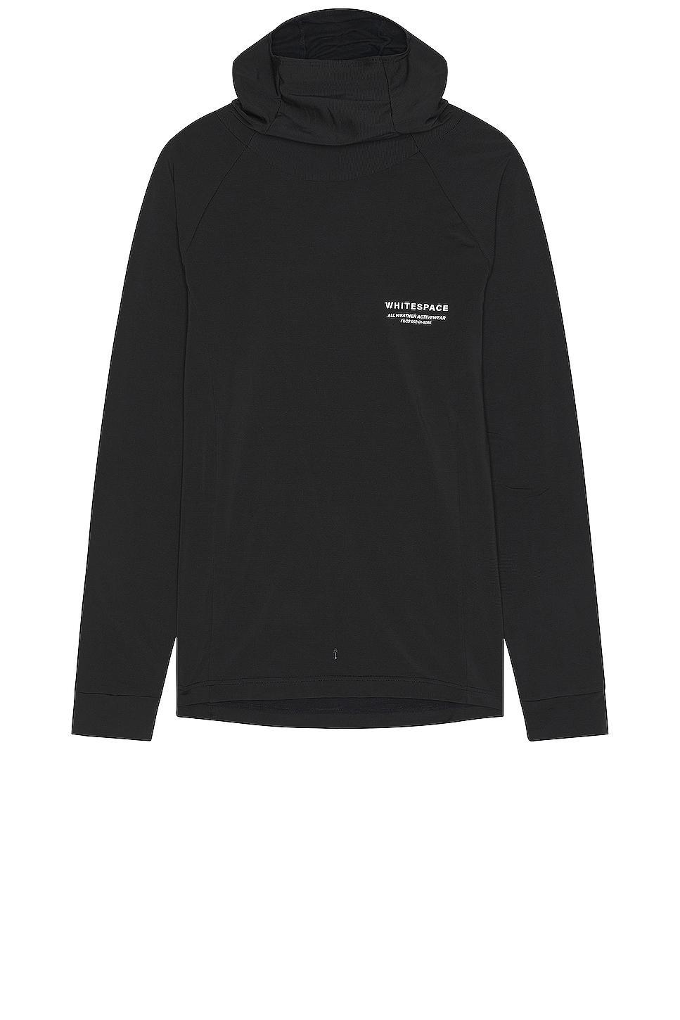 Whitespace Graphene Riding Hoodie in Black. Size S. Product Image