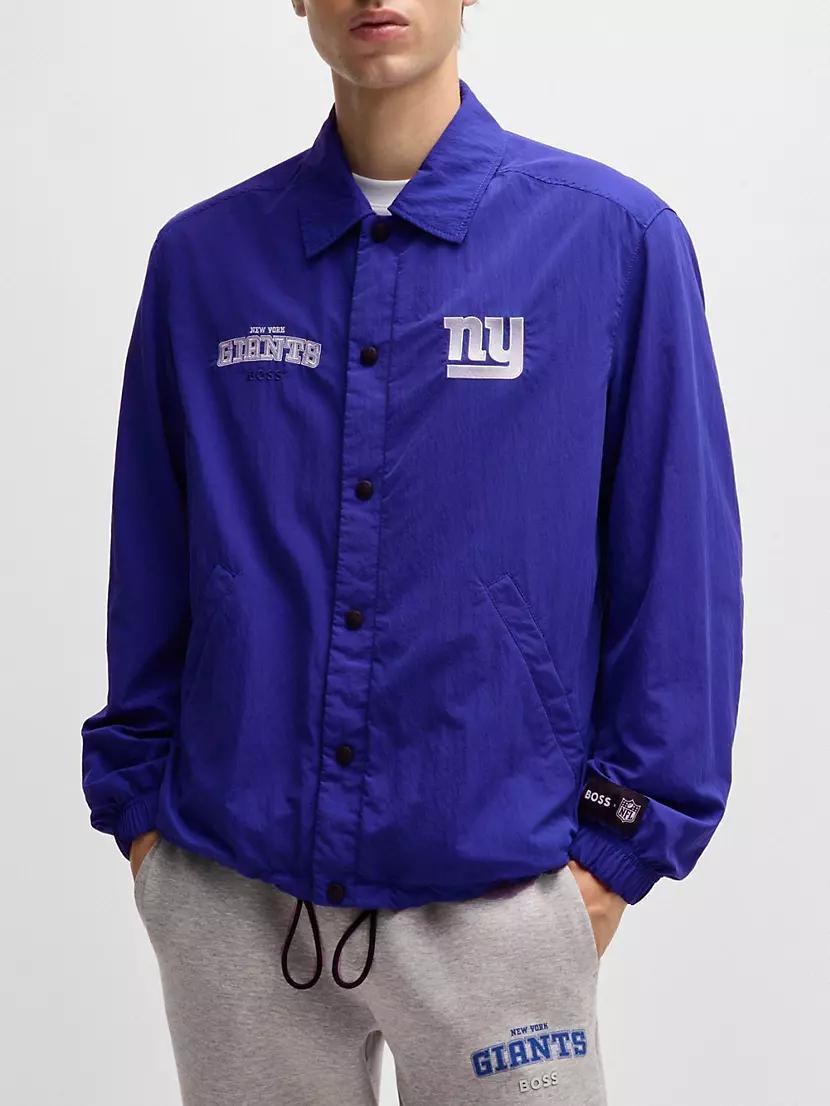 Mens BOSS x NFL Water-Repellent Jacket with Embroidered Branding Product Image