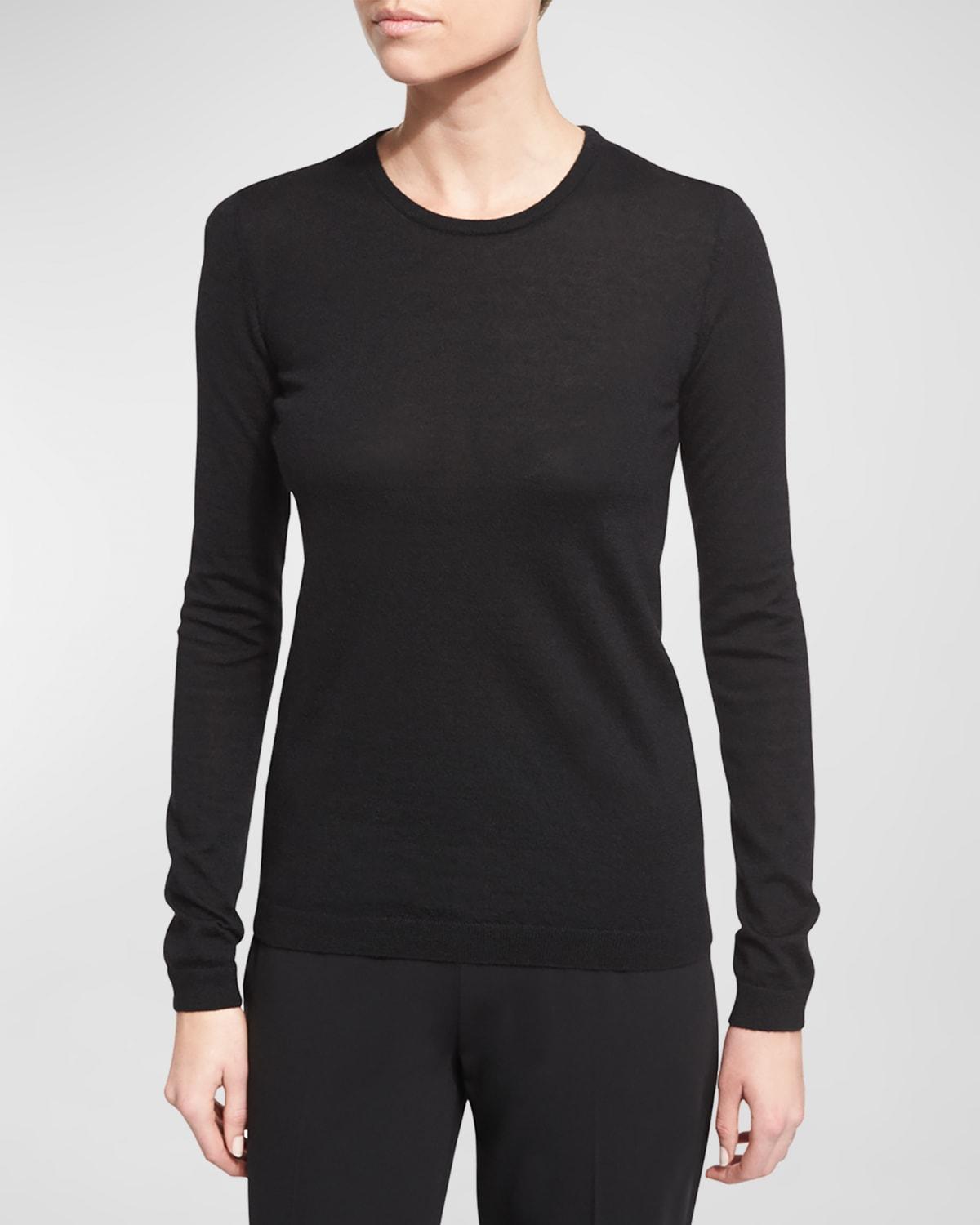 Womens Cashmere Crewneck Sweater Product Image