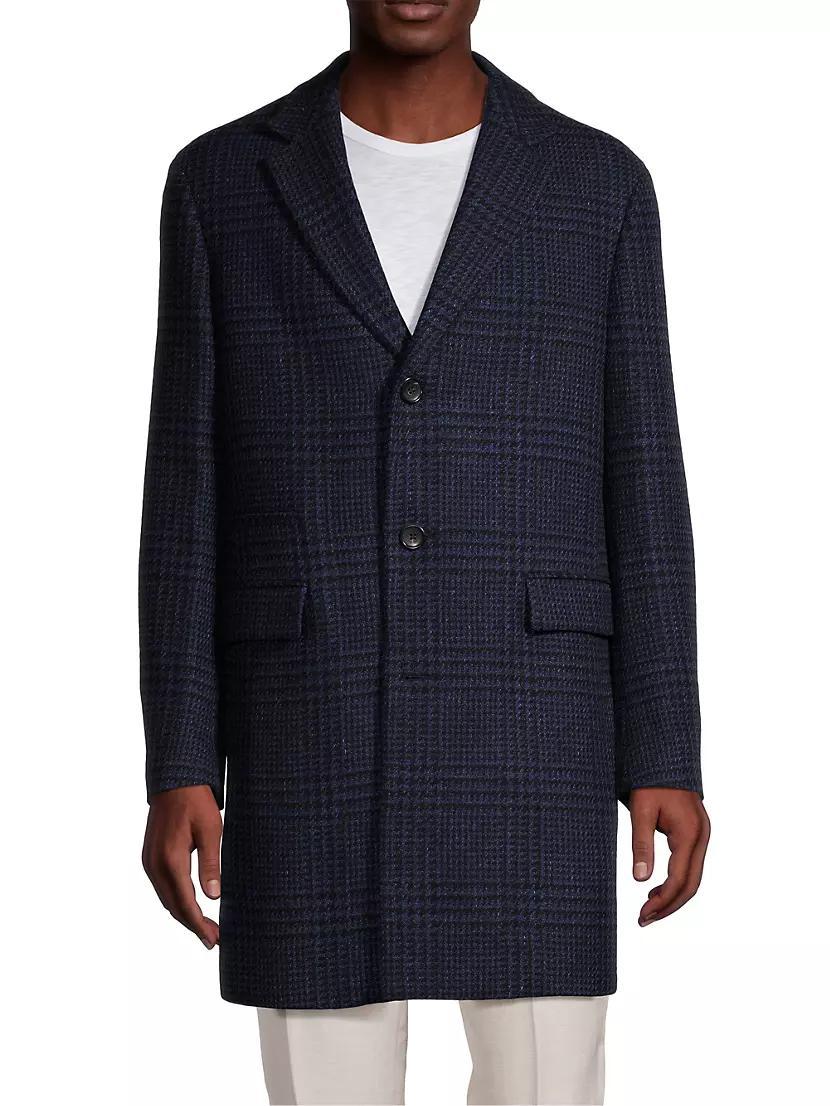 Sherwood Wool-Blend Houndstooth Coat Product Image