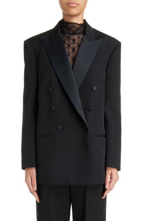 Isabel Marant Peagan Wool Tuxedo Jacket Product Image