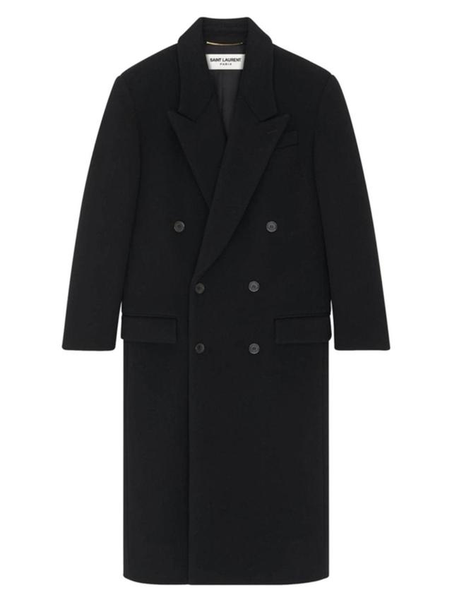 Womens Long Coat In Wool Product Image