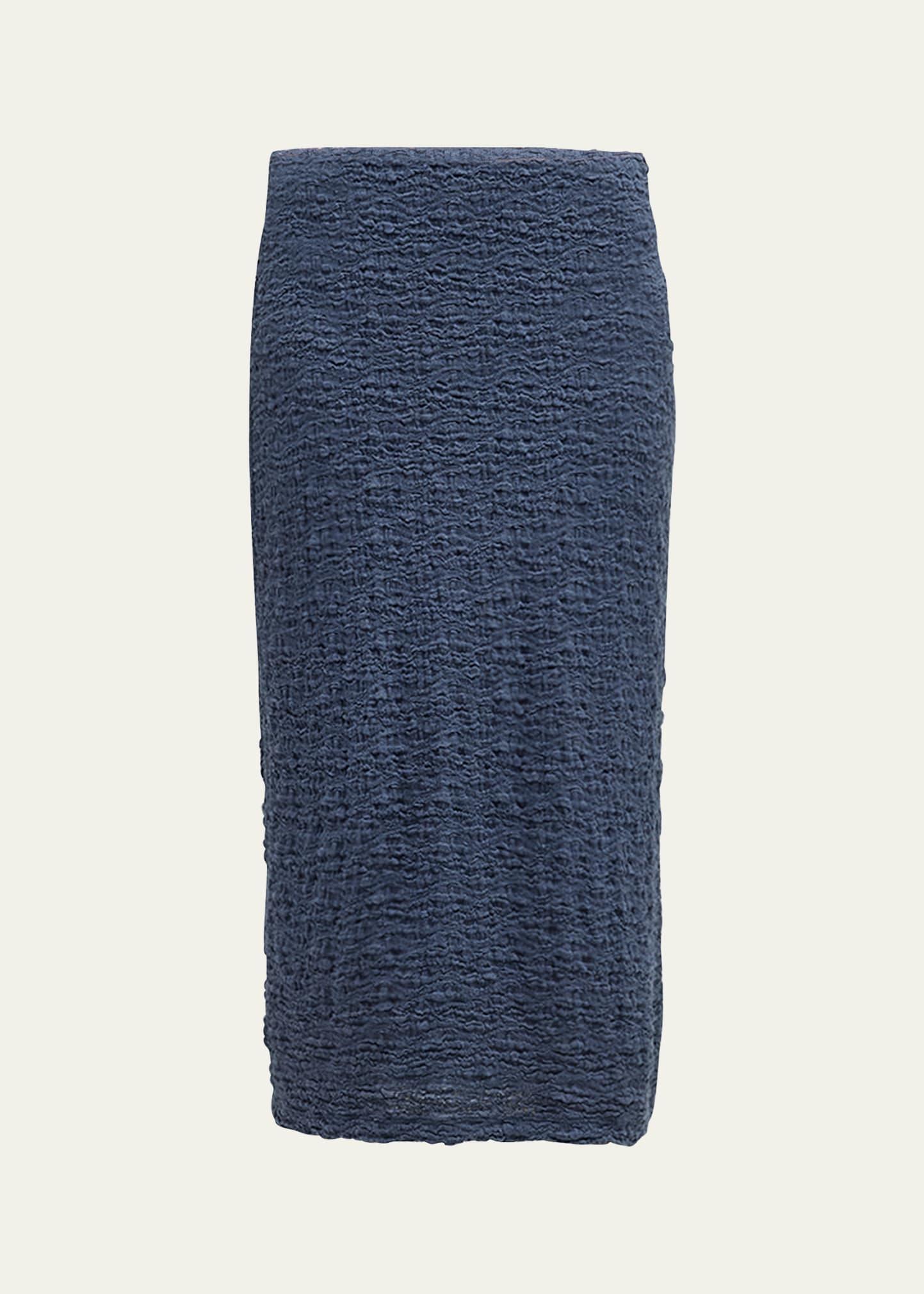 Womens Textured Midi-Skirt product image