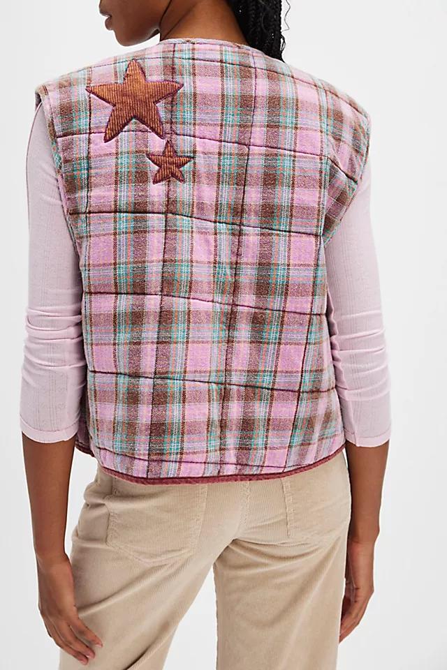 We The Free Starry Plaid Vest Product Image