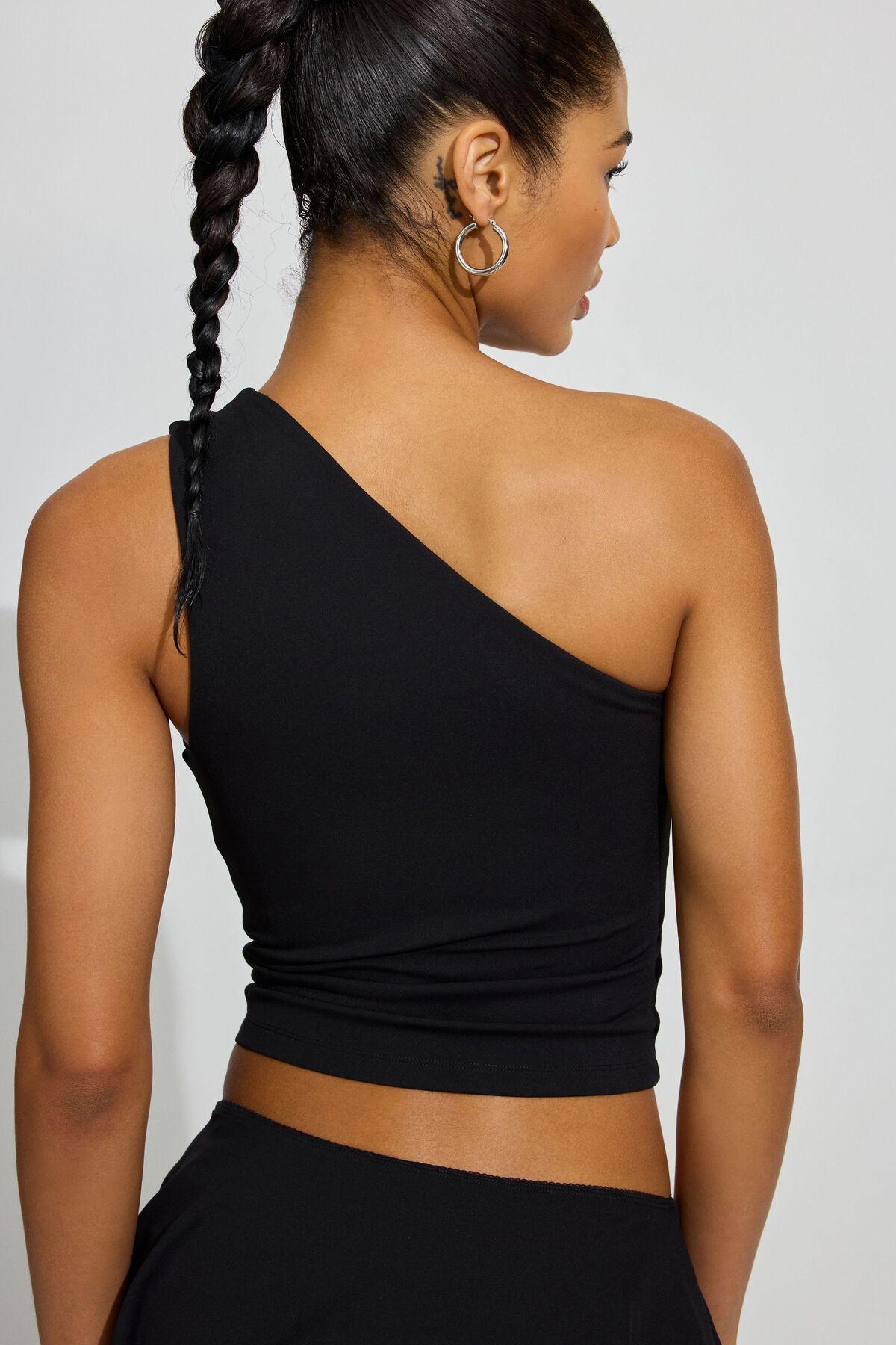 One Shoulder Cutout Top Product Image