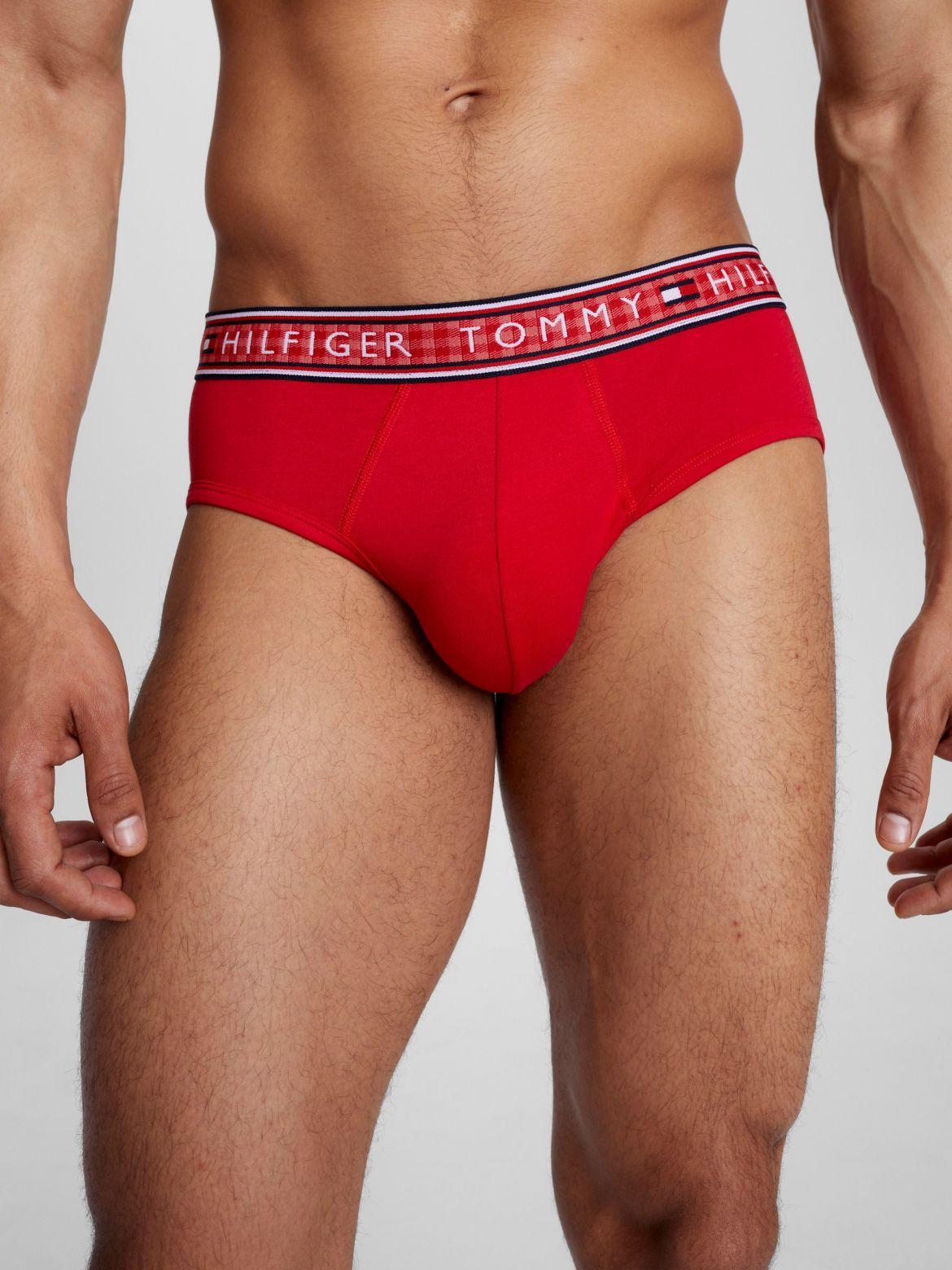 Tommy Hilfiger Men's Cotton Stretch Brief 3-Pack Product Image