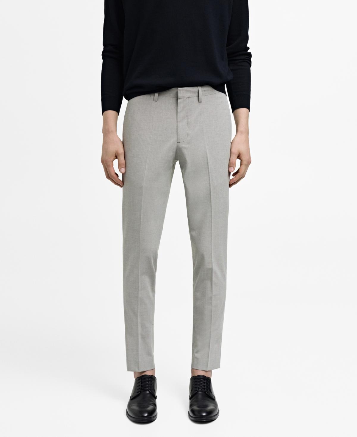 Mango Mens Stretch Fabric Super Suit Pants Product Image