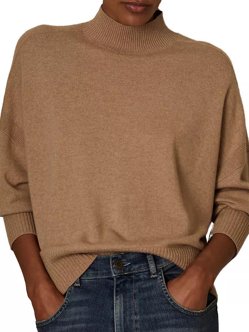 Womens Alicia Funnel Neck Wool-Blend Sweater Product Image