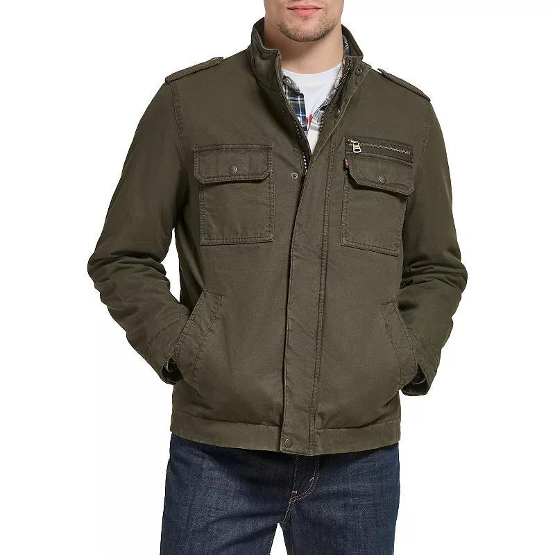 levis Washed Cotton Utility Jacket Product Image