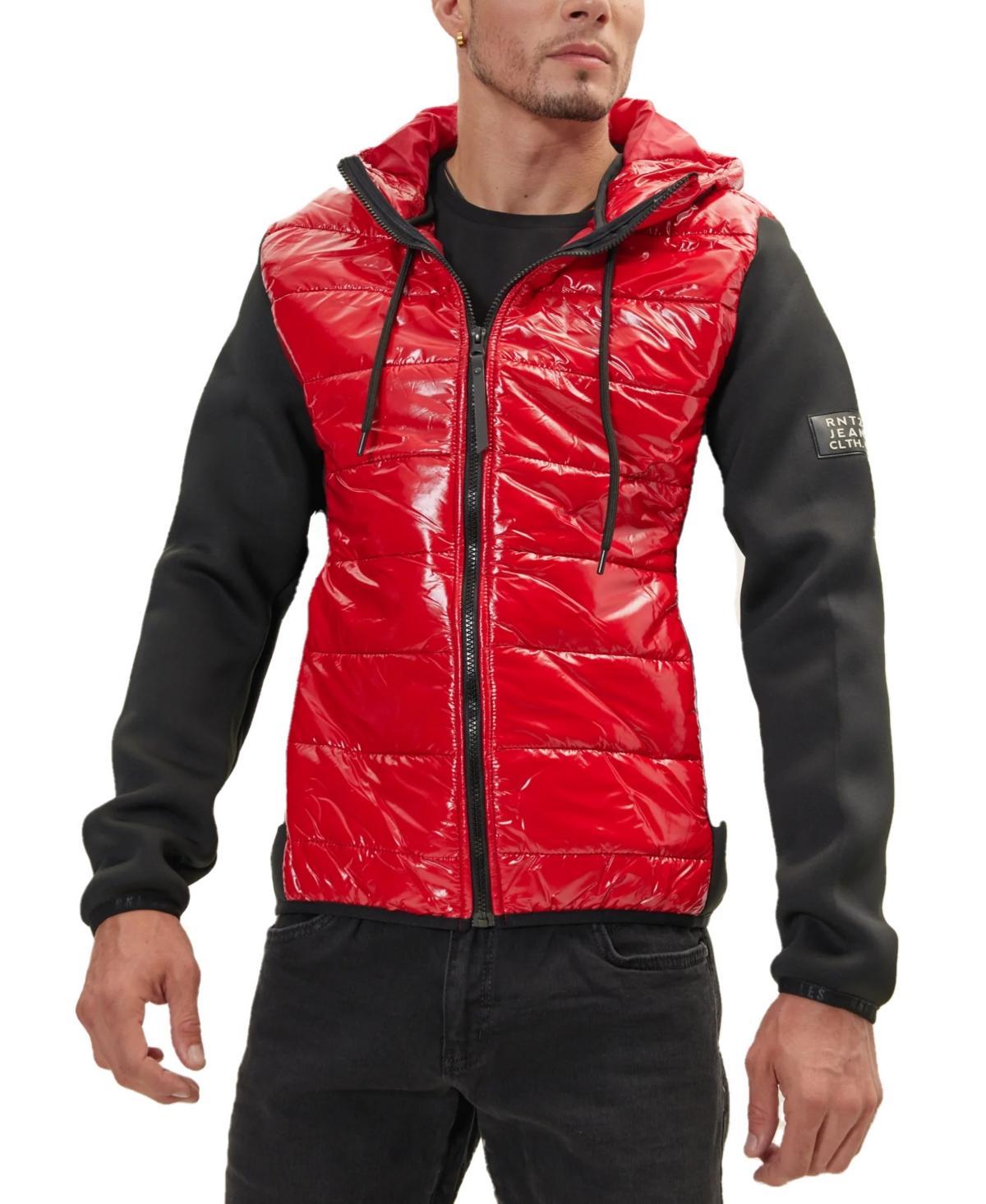 Ron Tomson Mens Modern Sleeve Hooded Jacket Product Image