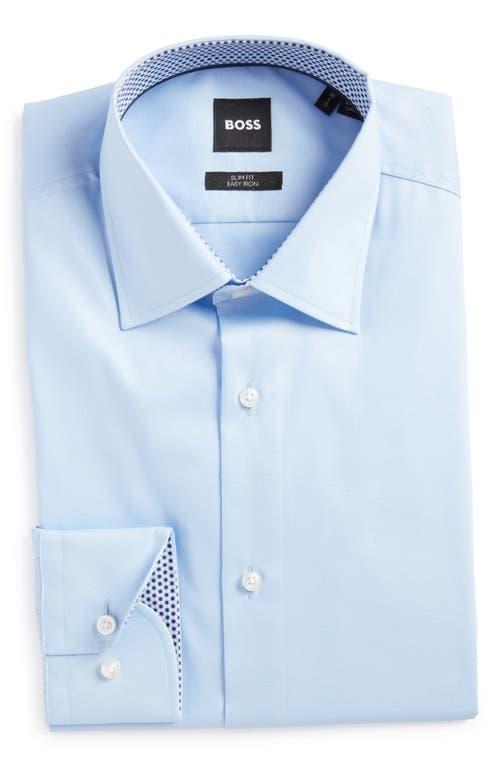 Boss by Hugo Boss Mens Easy-Iron Slim-Fit Dress Shirt Product Image