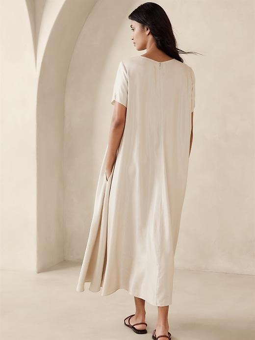 Aurelia Viscose-Hemp Maxi Dress Product Image