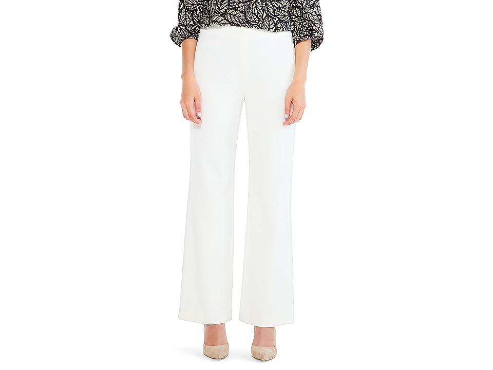 NIC+ZOE Work It Wide-Leg Trousers (Cream) Women's Casual Pants Product Image