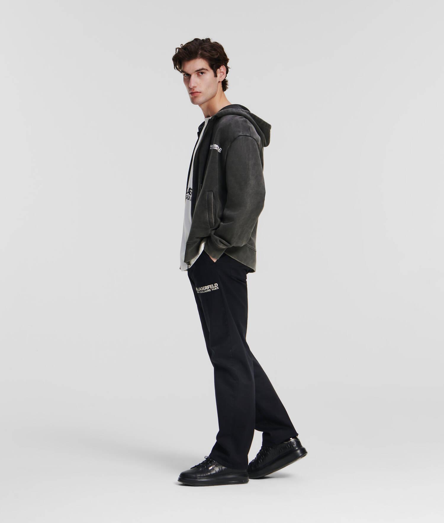 RUE ST-GUILLAUME WASHED ZIP-UP HOODIE Product Image