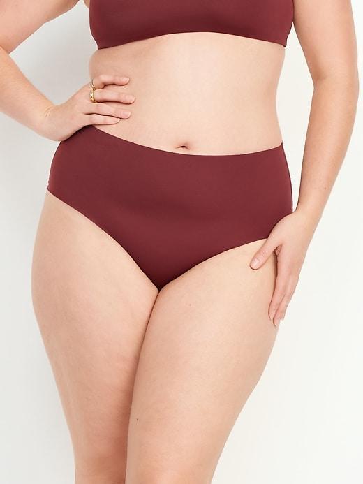 High-Waisted No-Show Brief Underwear Product Image