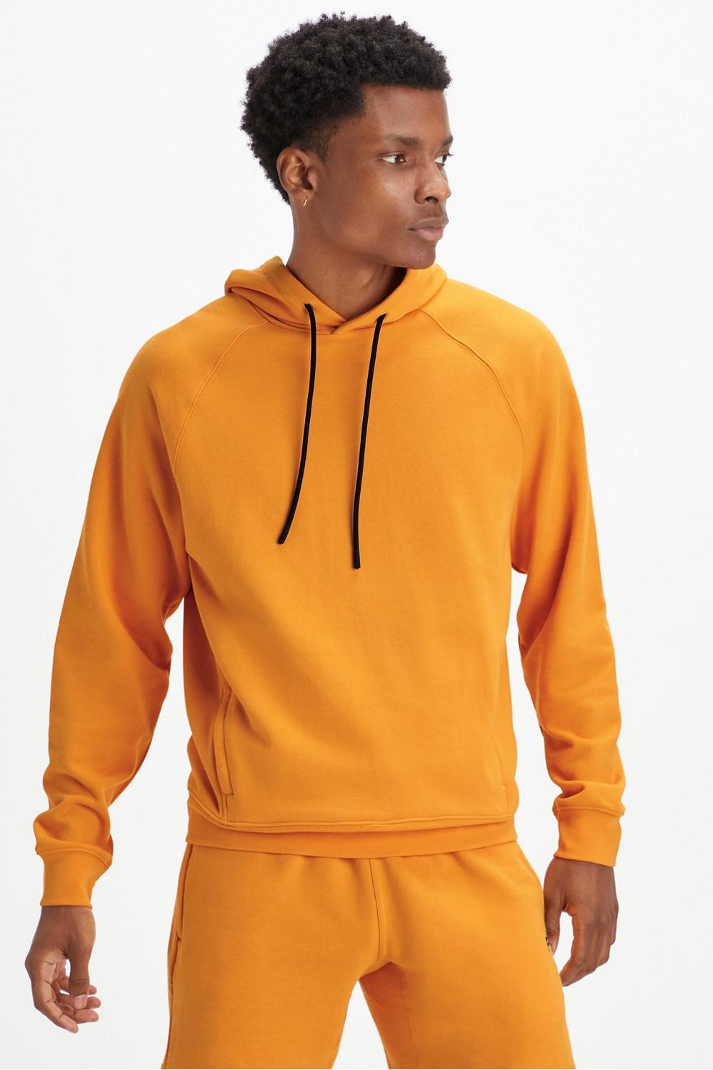 Fabletics Men The Lightweight Go-To Hoodie male Golden Ochre Size XXL Product Image