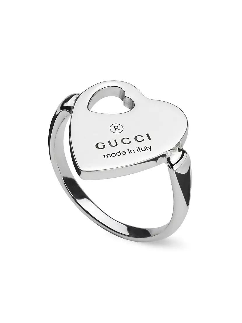 Trademark Sterling Silver Heart Ring Product Image