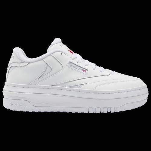 Reebok Womens Club C Extra - Shoes White/White/Pure Grey Product Image