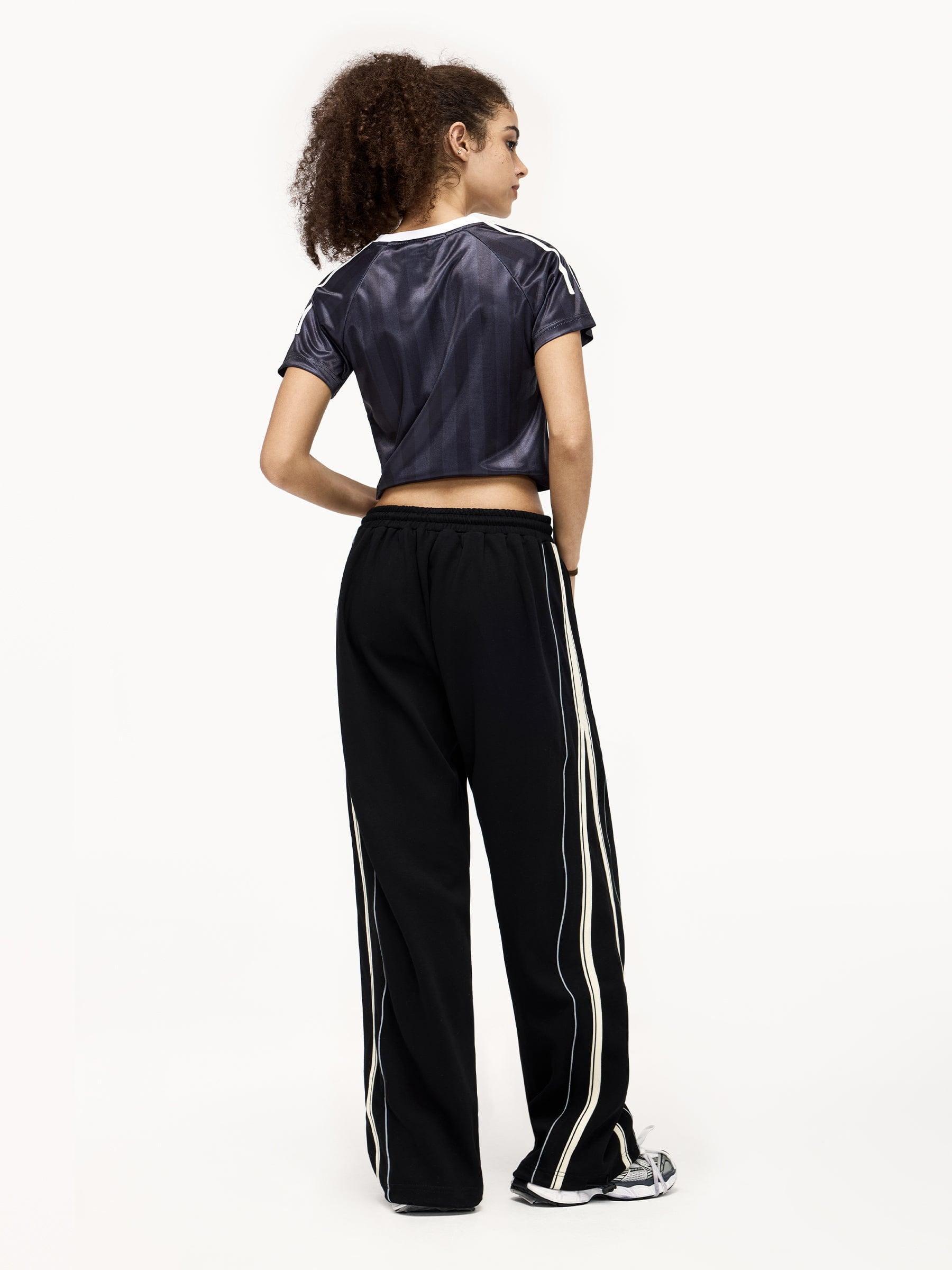 Aelfric Eden Color Blocking Stripe Sweatpants Female Product Image