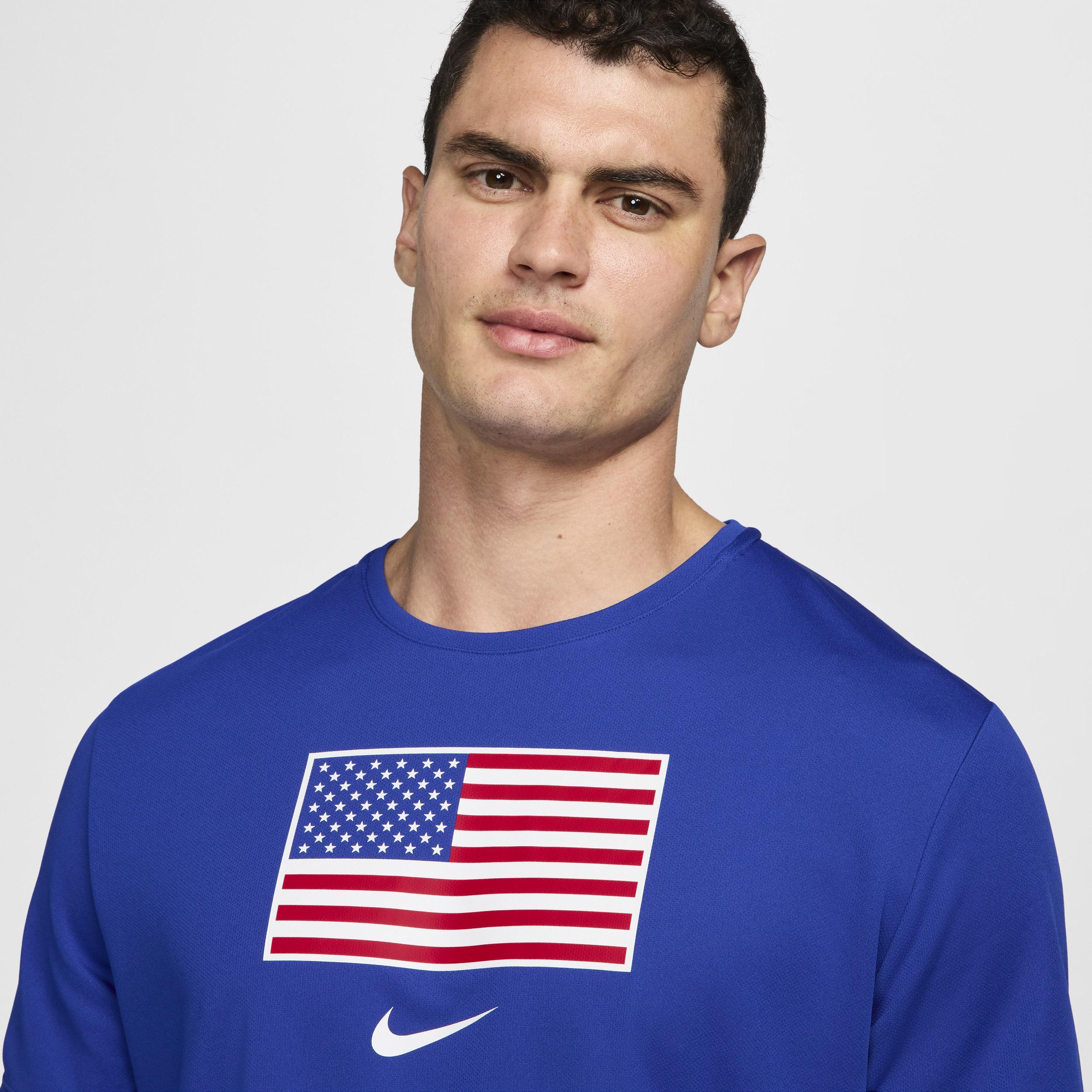 USA Miler Men's Nike Dri-FIT Short-Sleeve Running Top Product Image