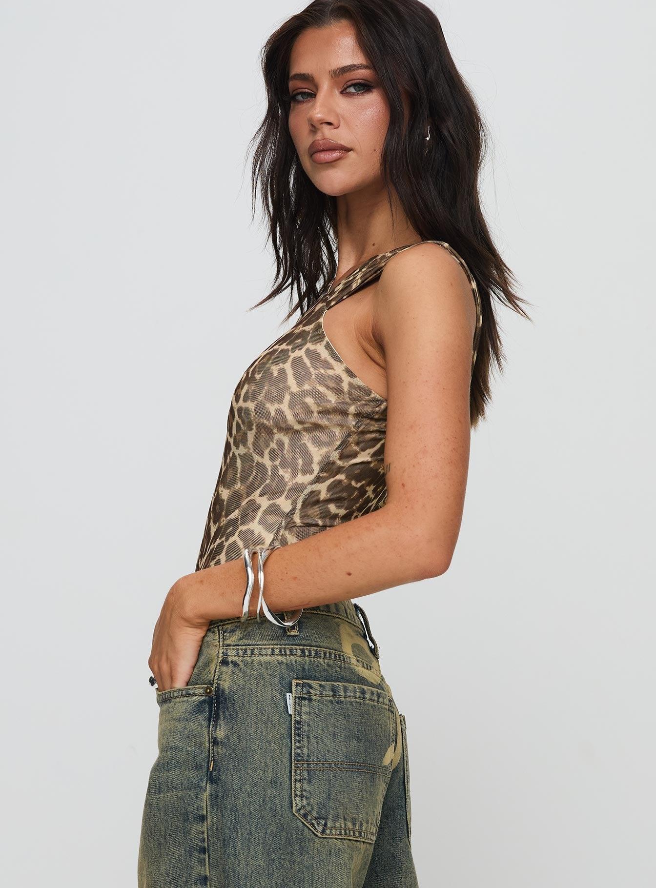 Serenata Bodysuit Leopard Product Image