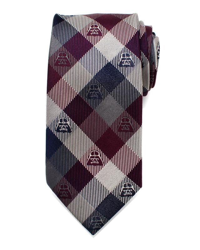 Cufflinks, Inc. Star Wars - Darth Vader Plaid Silk Tie Product Image