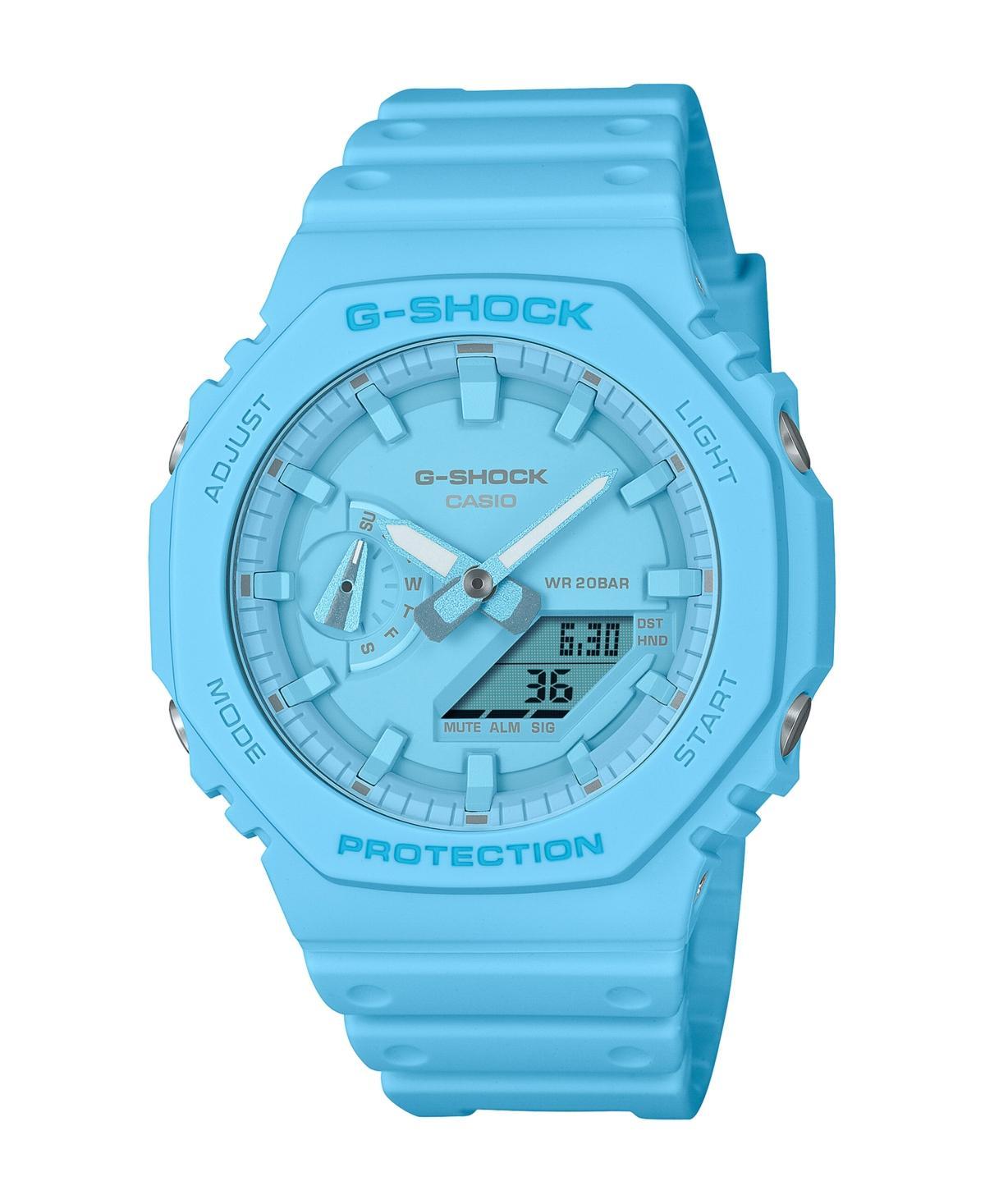 G-Shock Mens Mono Ana-Digi Blue Resin Strap Watch Product Image