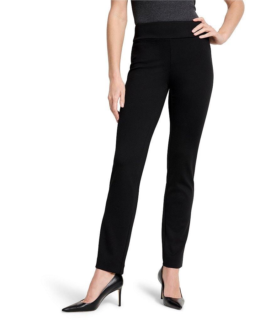 NIC + ZOE Ponte Knit Slim Straight-Leg Pull-On Pant product image