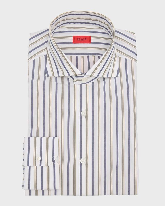 Mens Striped Dress Shirt Product Image