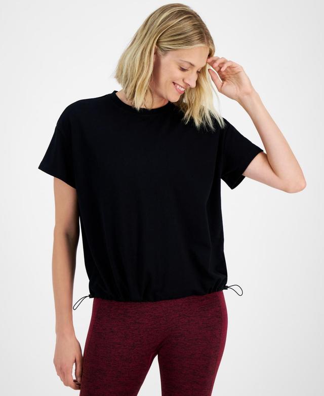 Id Ideology Womens Drawcord-Hem T-Shirt, Created for Macys Product Image