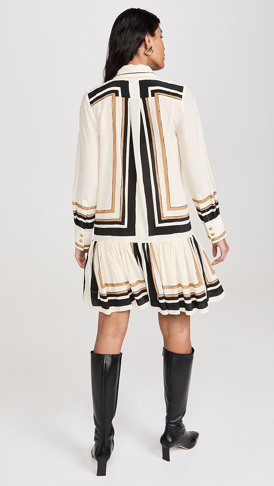 Zimmermann Tie Neck Mini Dress | Shopbop Product Image