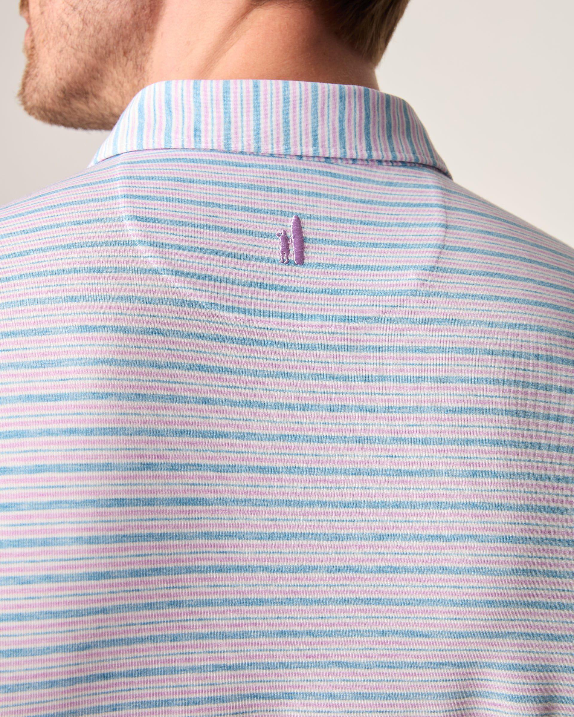 Top Shelf Performance Polo - Declan Stripe Male Product Image