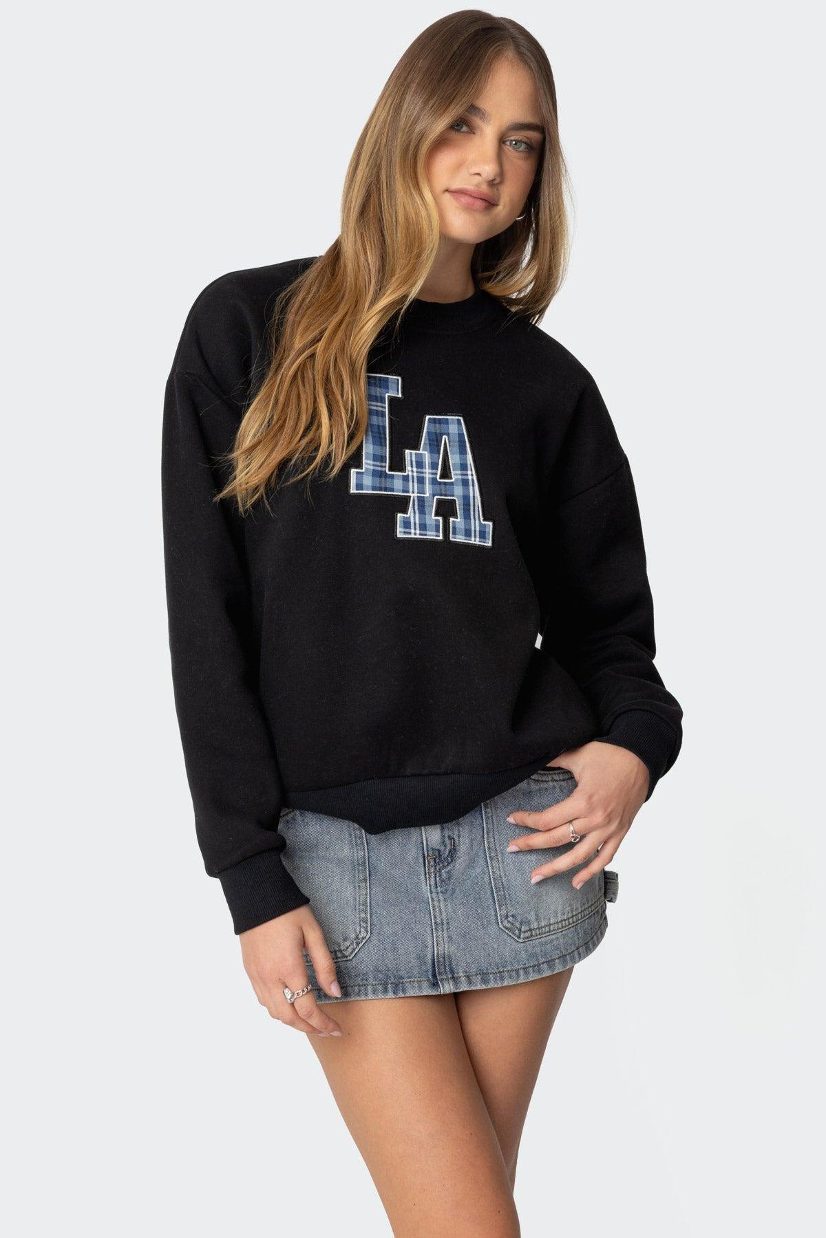 La Plaid Sweatshirt Product Image