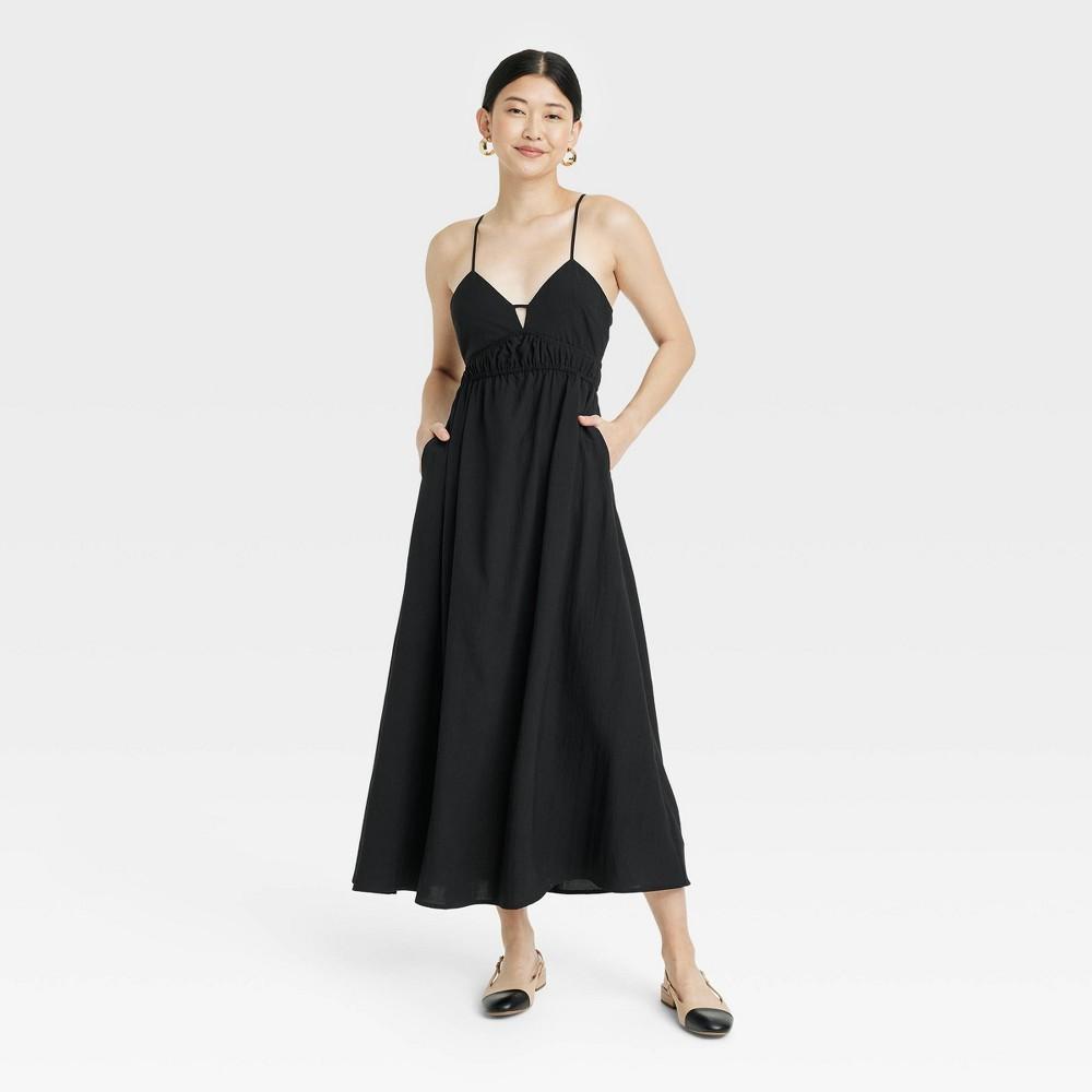 Womens Best Ever Maxi A-Line Dress - A New Day Black Product Image