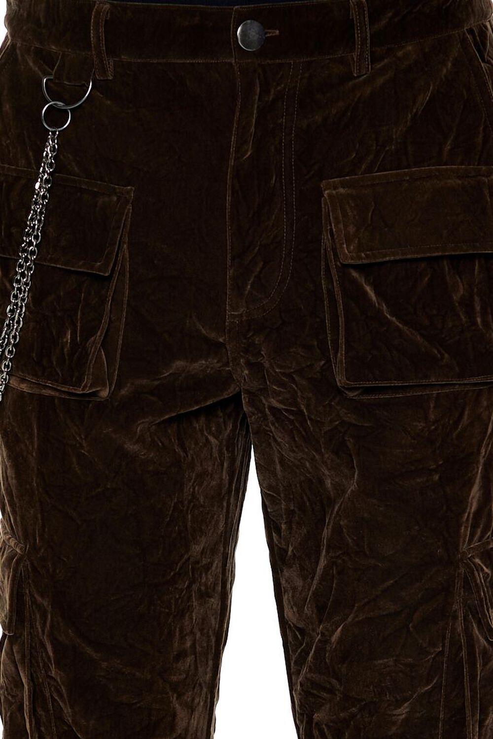 Velvet Wallet Chain Cargo Pants | Forever 21 Product Image