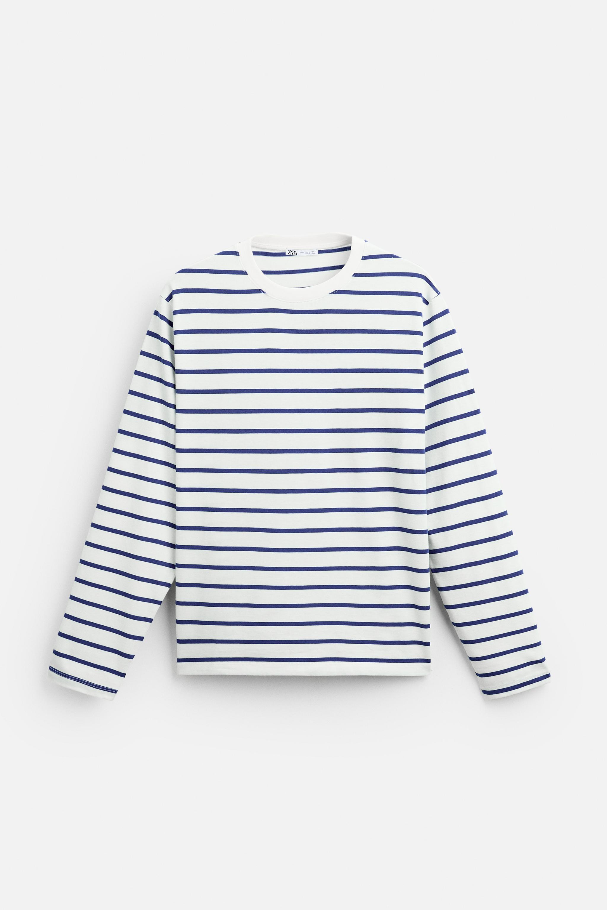 STRIPED JACQUARD T-SHIRT Product Image