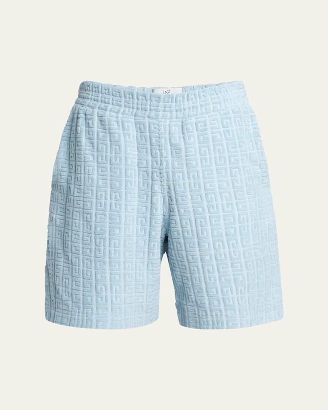 Mens Bermuda Shorts in 4G Towelling Cotton Jacquard Product Image