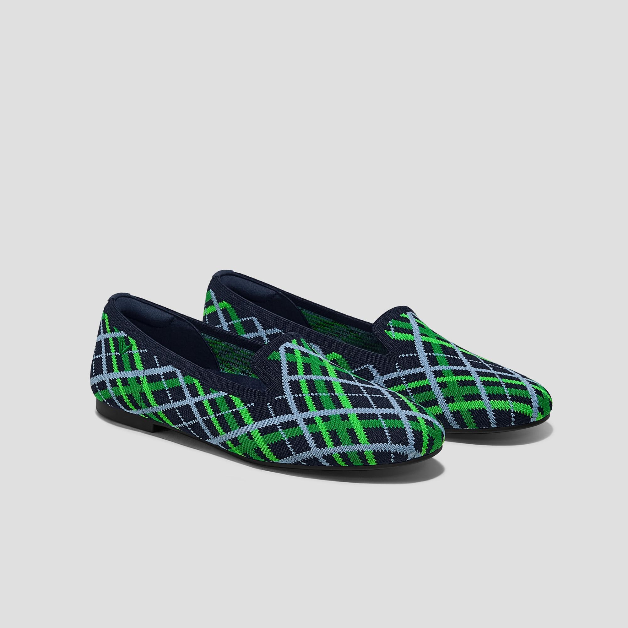 Round-Toe Woven Knit Loafer (Audrey) Product Image