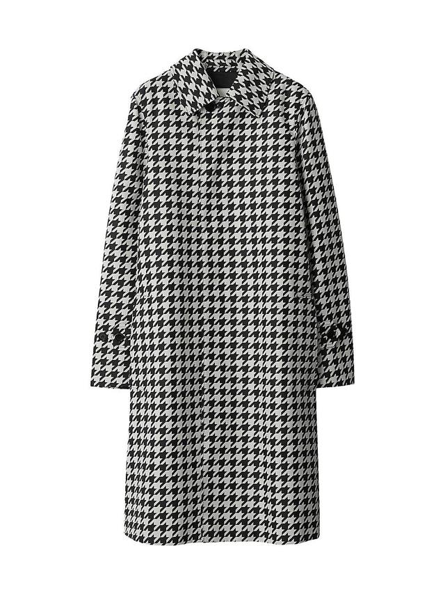 Womens Houndstooth Overcoat Product Image