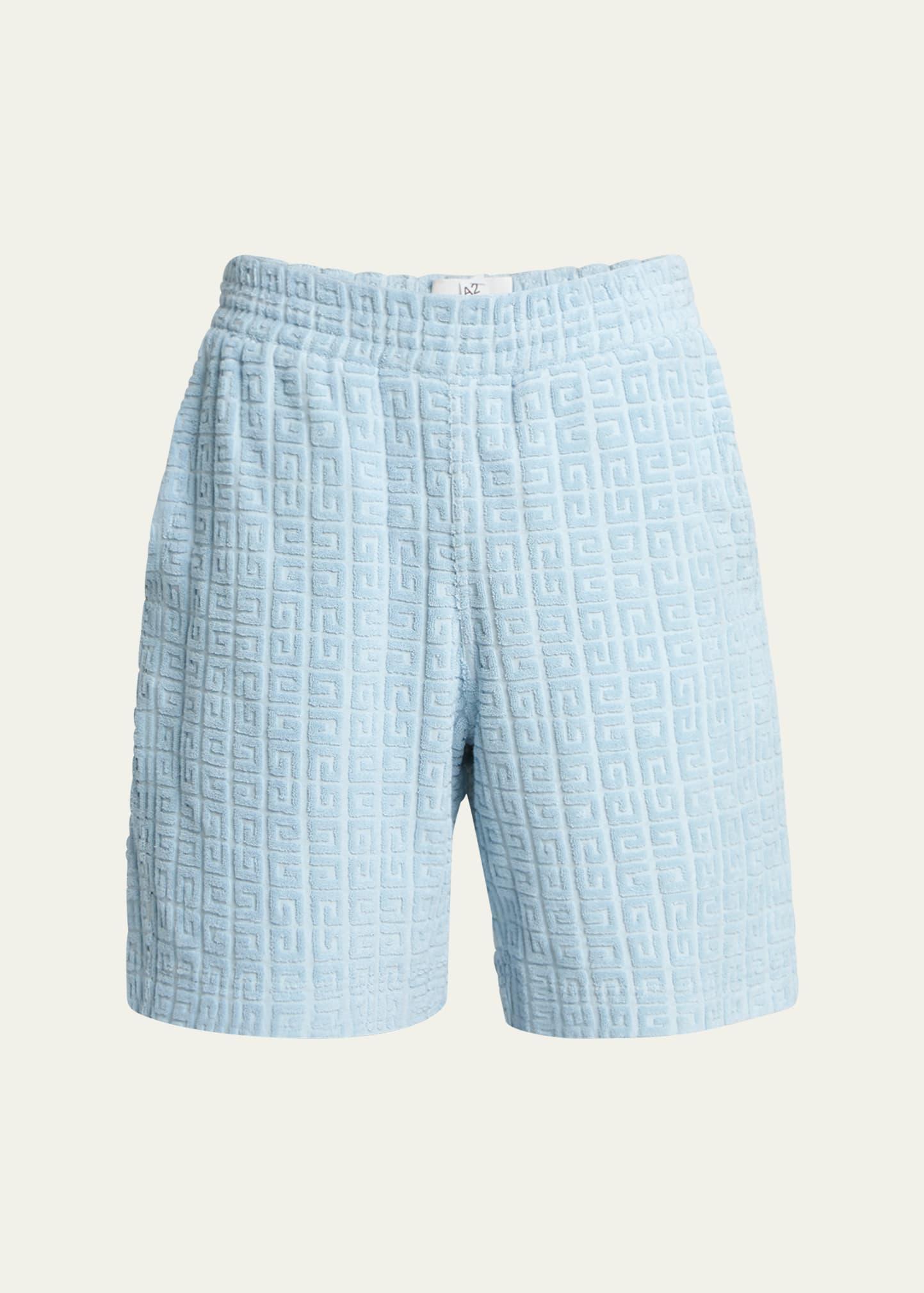 Mens Bermuda Shorts in 4G Towelling Cotton Jacquard Product Image