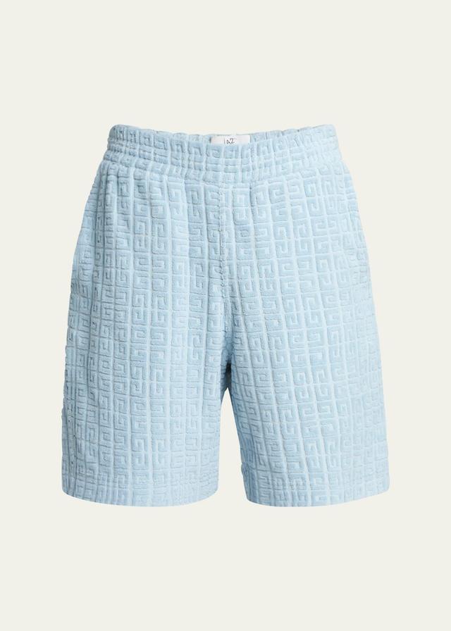 Mens Bermuda Shorts In 4G Towelling Cotton Jacquard Product Image