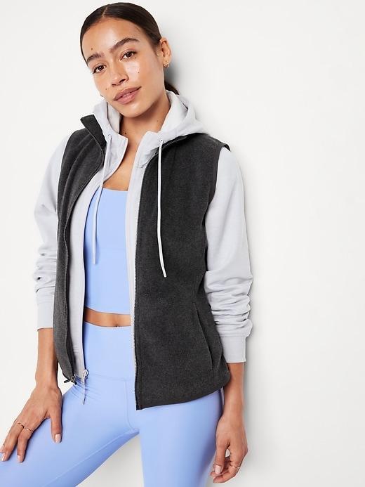 Micro Fleece Zip Vest Product Image